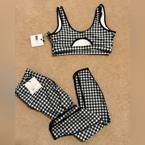 Beach Riot Slate Gingham Set - Picture 4 of 5